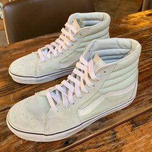 (Vans) High-tops in Light Mint Green